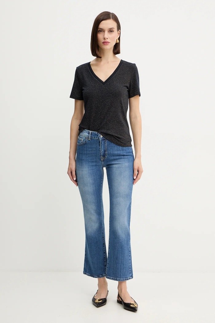 Morgan t-shirt DOLLY granatowy AW25