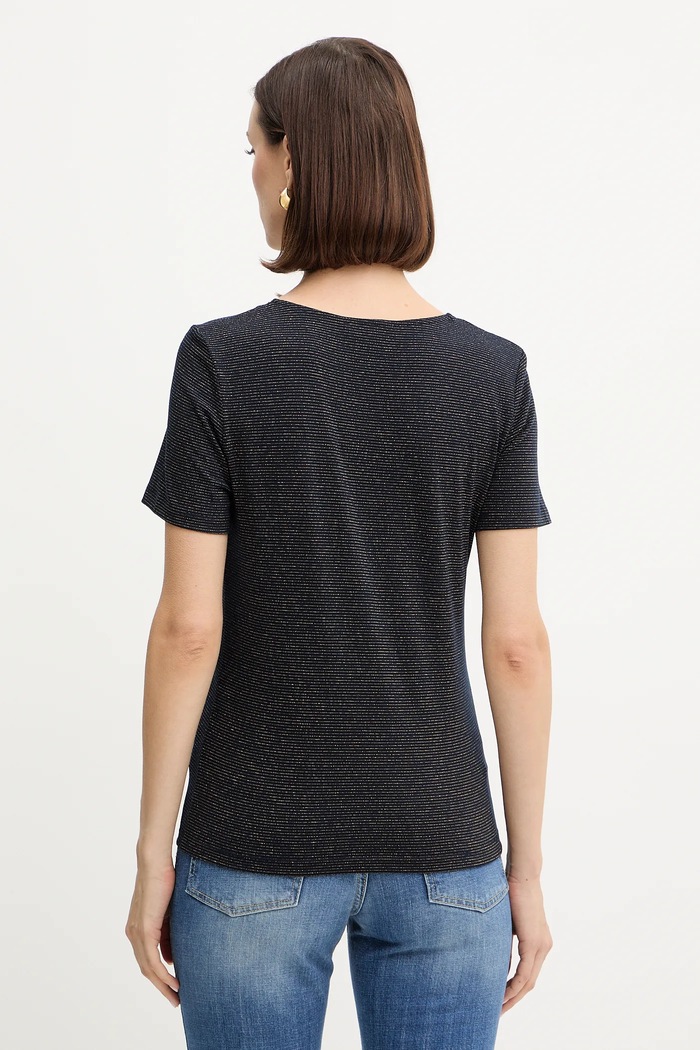 Odzież Morgan t-shirt DOLLY granatowy