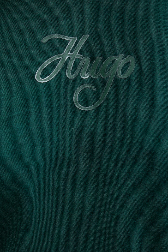 Бавовняна футболка HUGO Destrel_3 50550117 зелений