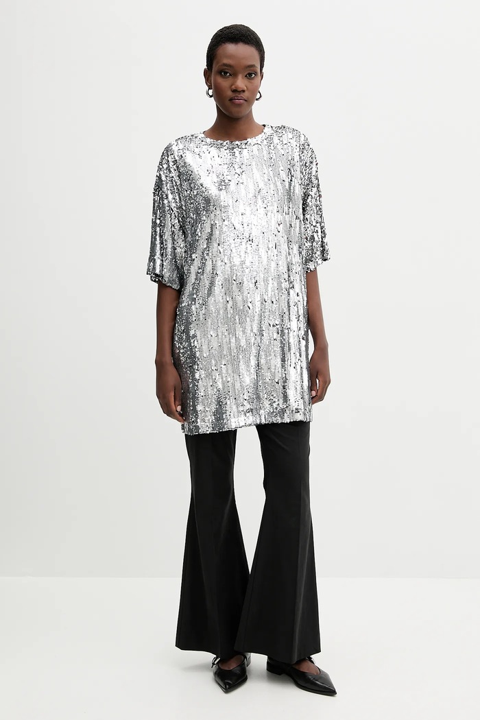 Tričko Aniye By 181468 strieborná AW25
