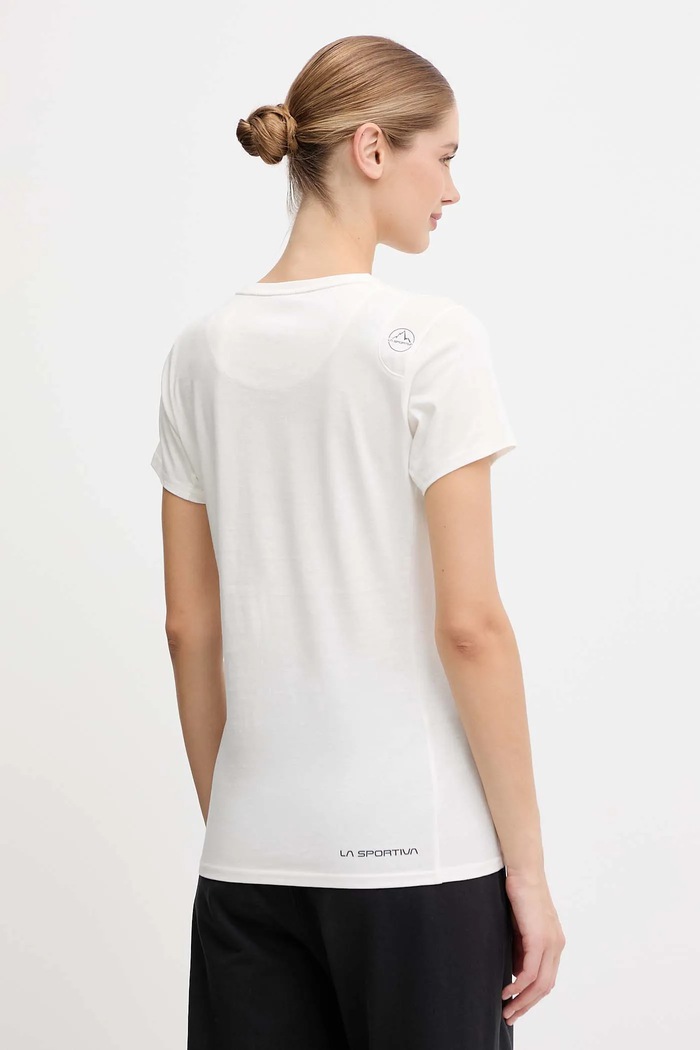 Odzież LA Sportiva t-shirt bawełniany Peaks ZACT082 beżowy