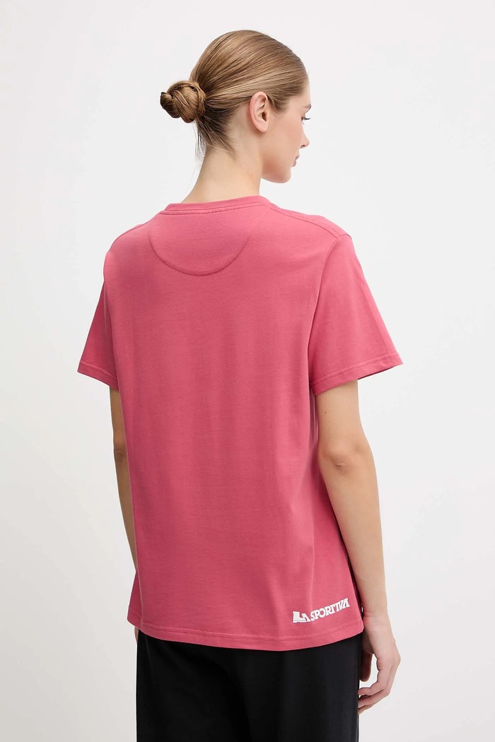 Odzież LA Sportiva t-shirt bawełniany Moon Climb ZACT194 różowy