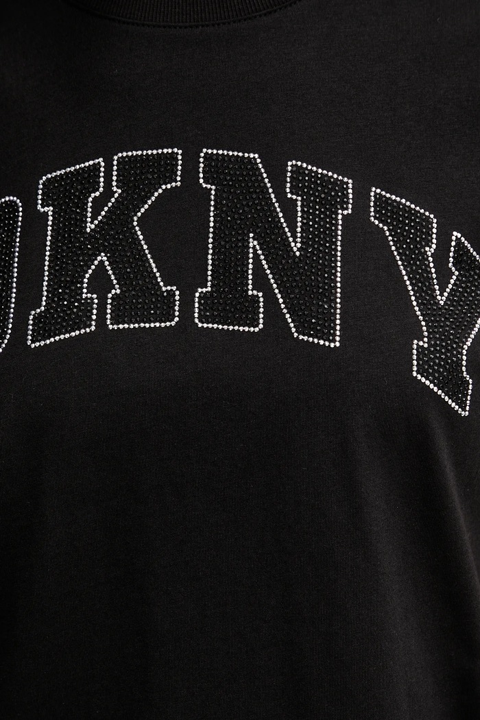 Bavlněné tričko Dkny DP5T1500 černá