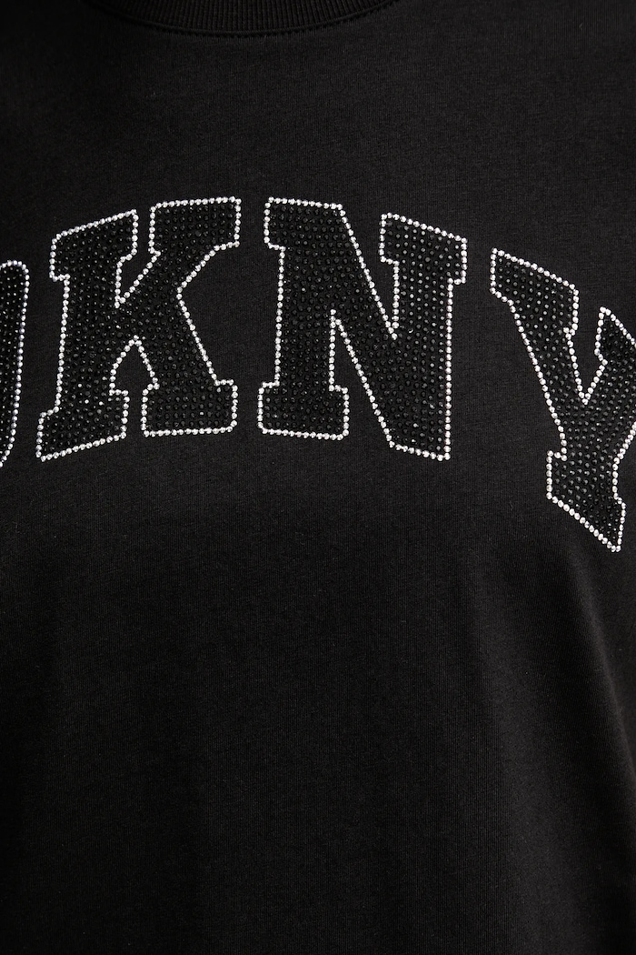 Bavlněné tričko Dkny DP5T1500 černá