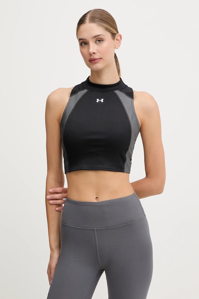 Tréningový top Under Armour slim čierna 6003985