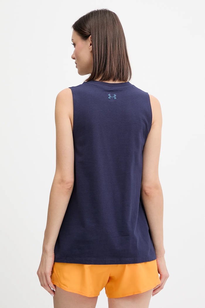 Oblečení Top Under Armour Varsity 6005631 námořnická modř