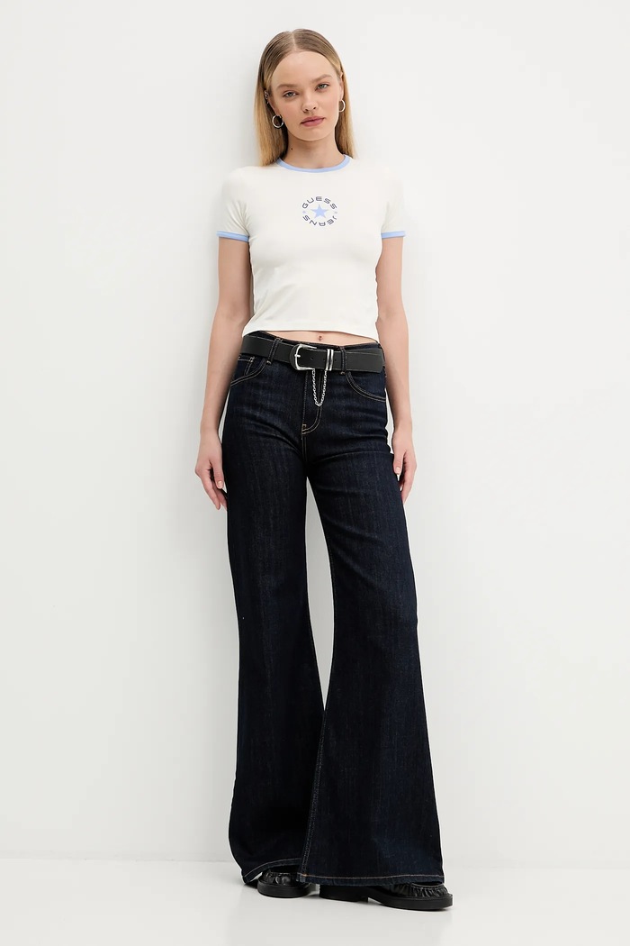 Tričko Guess Jeans W5BI17.J1314 béžová AW25