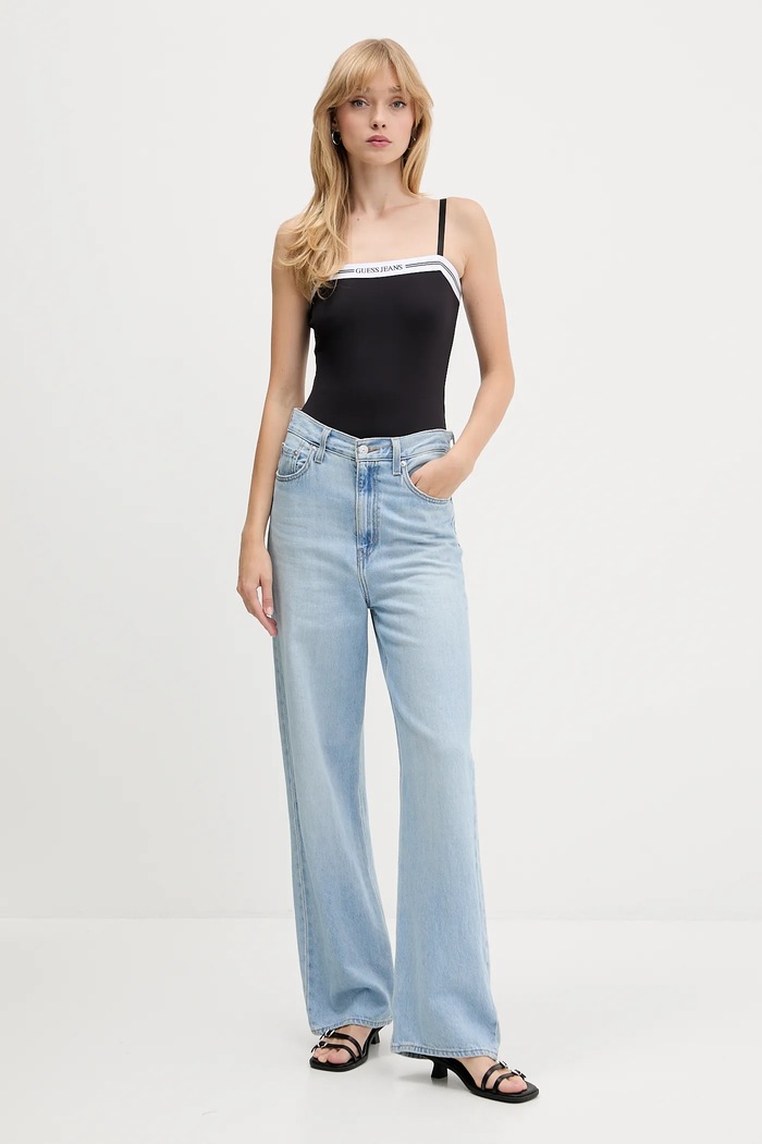 Body Guess Jeans W5BP26.K1092 čierna AW25