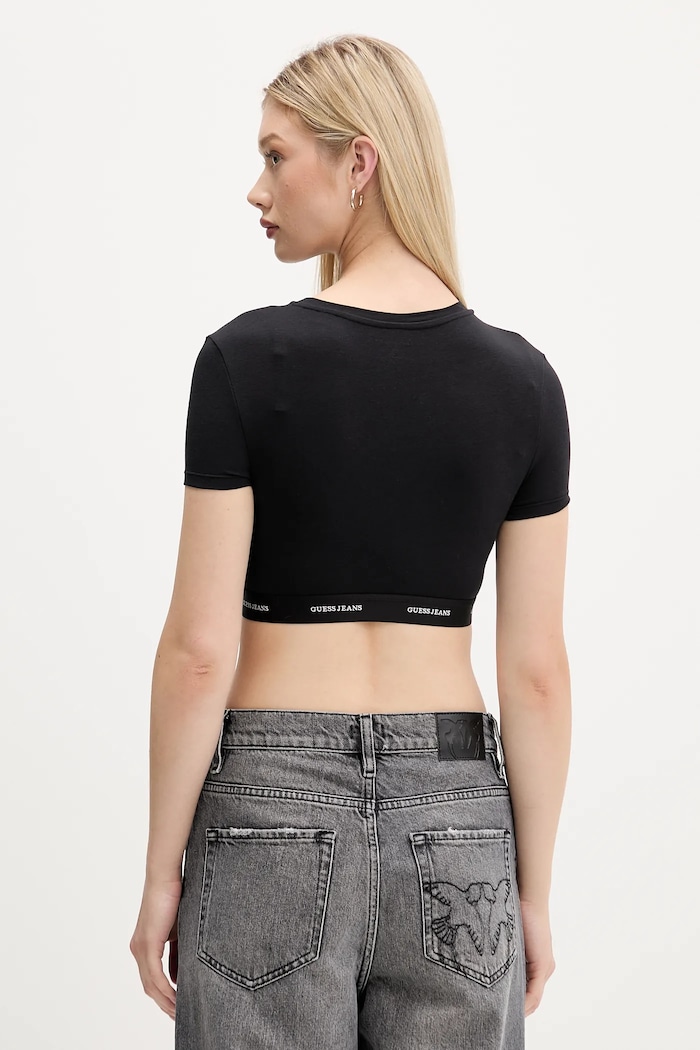 Oblačila Kratka majica Guess Jeans W5YZ02.KBBU1 črna