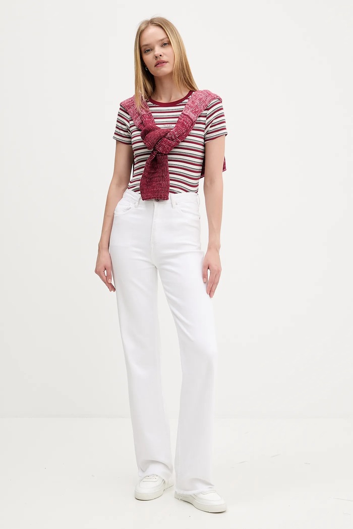 Tričko Guess Jeans W5BP52.KA0H1 burgundské AW25