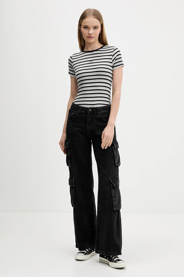 Guess Jeans t-shirt W5BP52.KA0H1 czarny AW25
