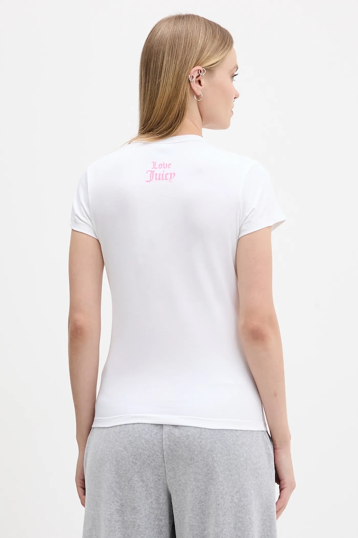 Oblečenie Tričko Juicy Couture JCNCT225464 biela