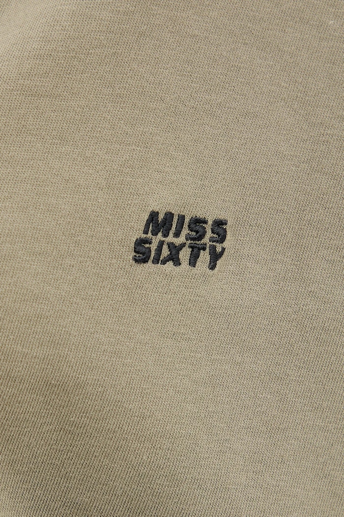 Bavlněné tričko Miss Sixty 6S3SJ32500 zelená