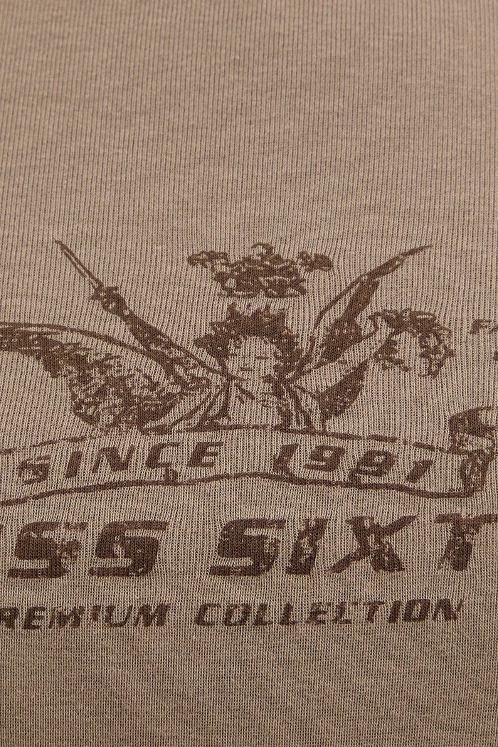 Tričko Miss Sixty 6S3SJ56300 hnědá
