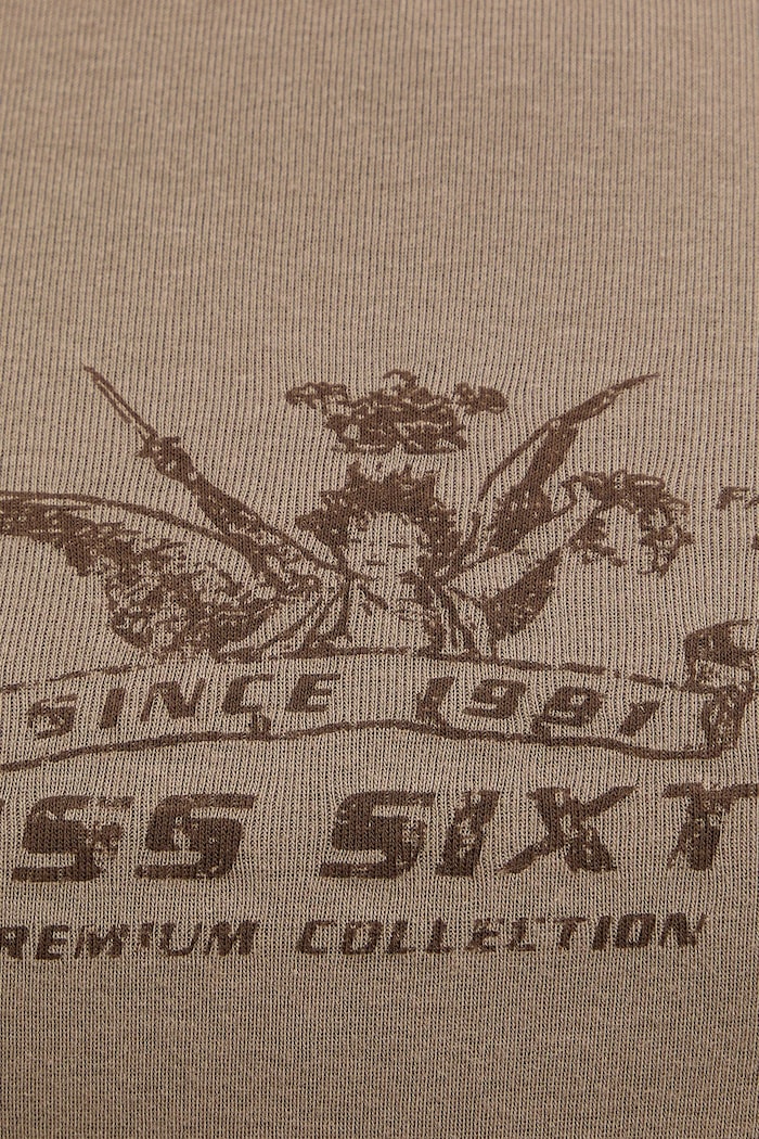 Tričko Miss Sixty 6S3SJ56300 hnědá