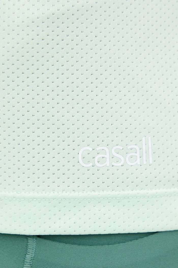 Top za vadbo Casall Laser Mesh turkizna 25212