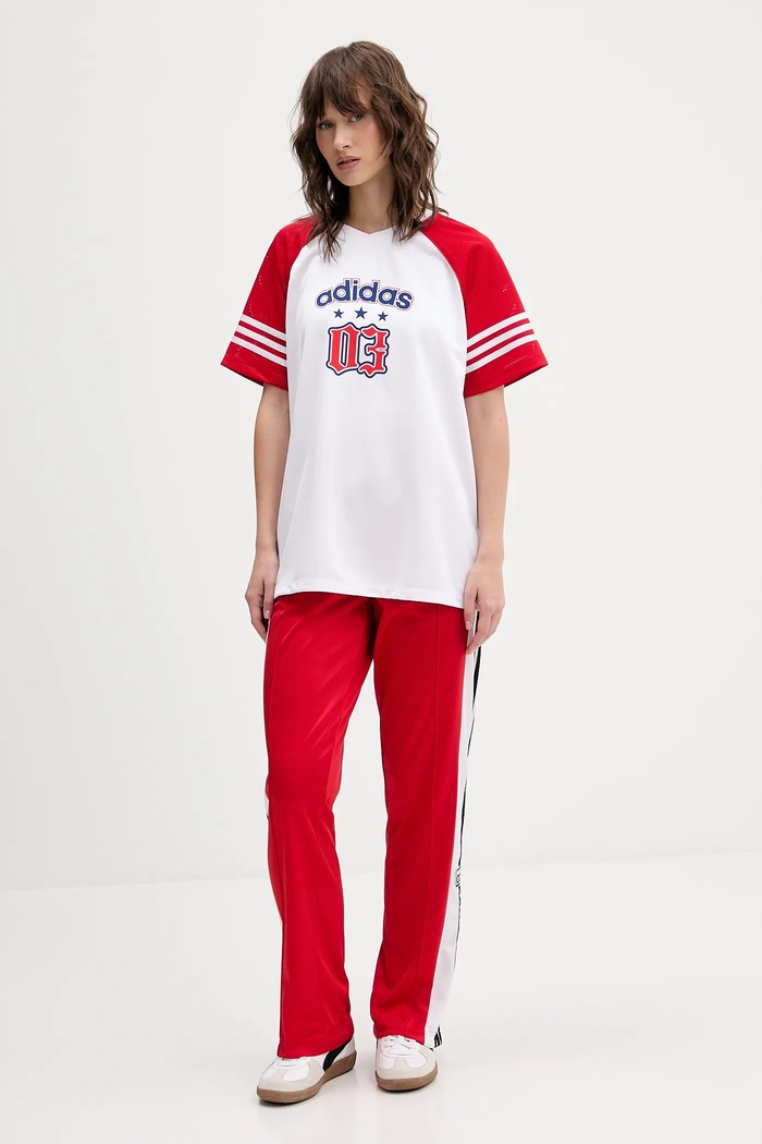 Kratka majica adidas Originals Jersey KC6287 bela AW25