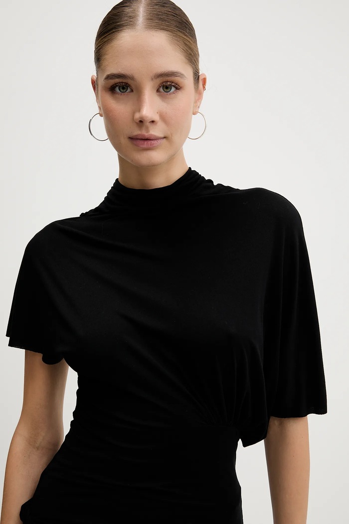 Rick Owens Lilies bluză Lilith negru LI02E3205.RV
