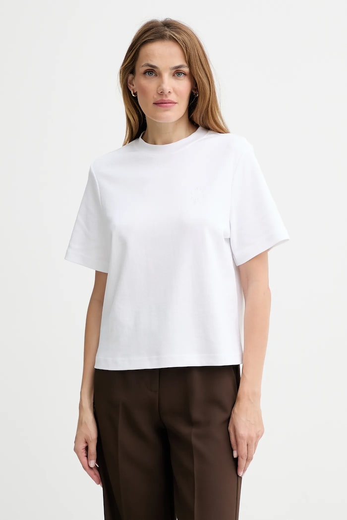 AllSaints T-shirt bawełniany biały W220JC