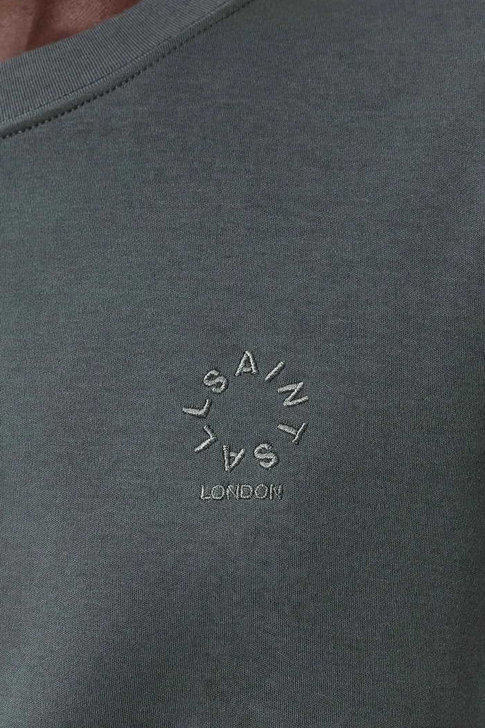 AllSaints t-shirt bawełniany W220JC szary