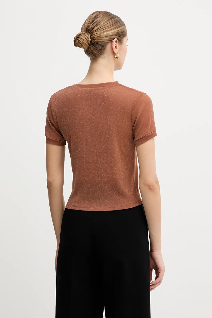 Odjeća Majica kratkih rukava United Colors of Benetton 33UXD10B8 smeđa