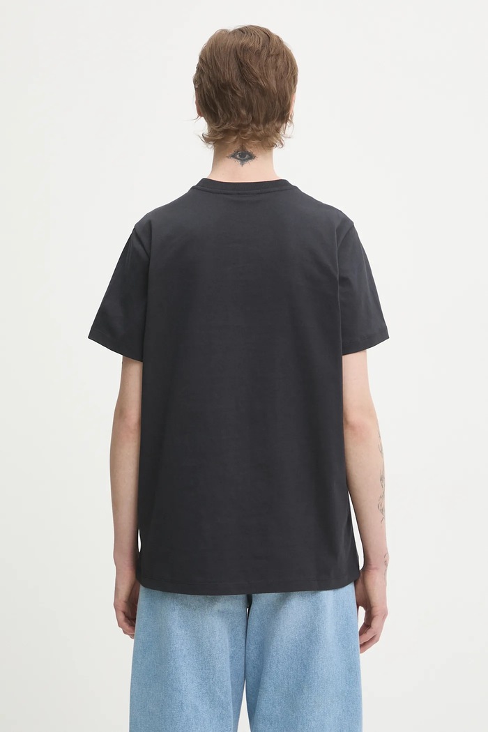 Clothing GANNI cotton t-shirt Basic Cotton Jersey Rose T4342 gray