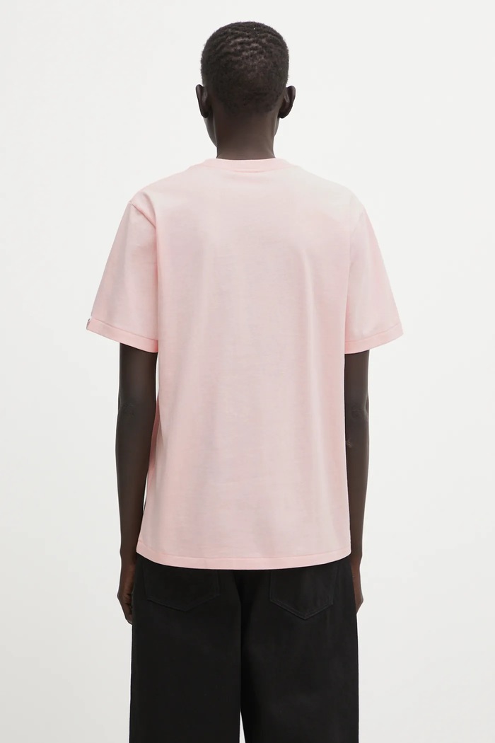 Oblečenie Bavlnené tričko A Bathing Ape College 001TEL302001L ružová