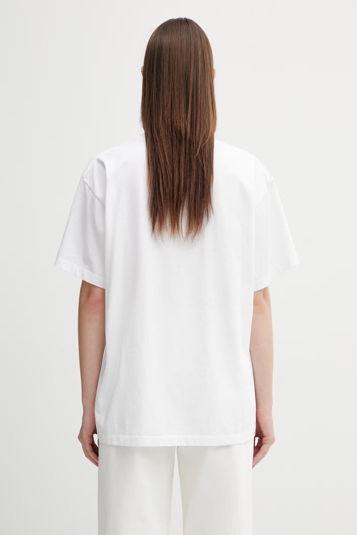 Clothing MM6 Maison Margiela cotton t-shirt SH0GC0032.S24312.100 white
