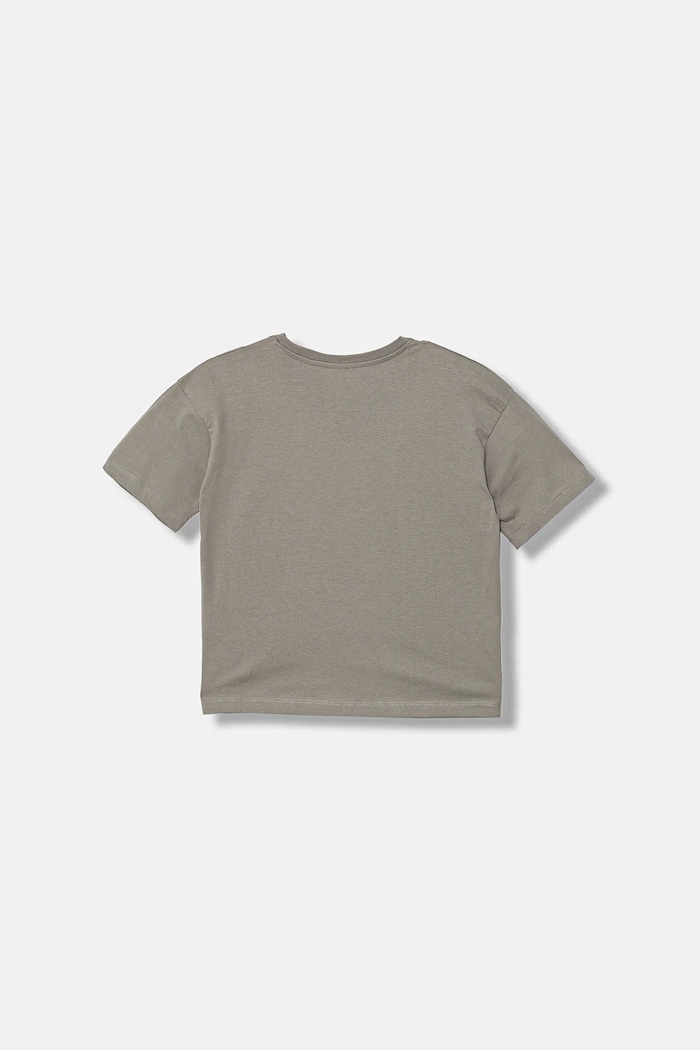 Calvin Klein Jeans t-shirt bawełniany dziecięcy IG0IG02973.9BYA szary AW25