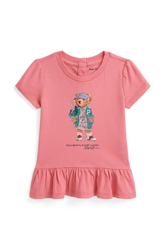 Памучна тениска Polo Ralph Lauren памук розов 310982153001