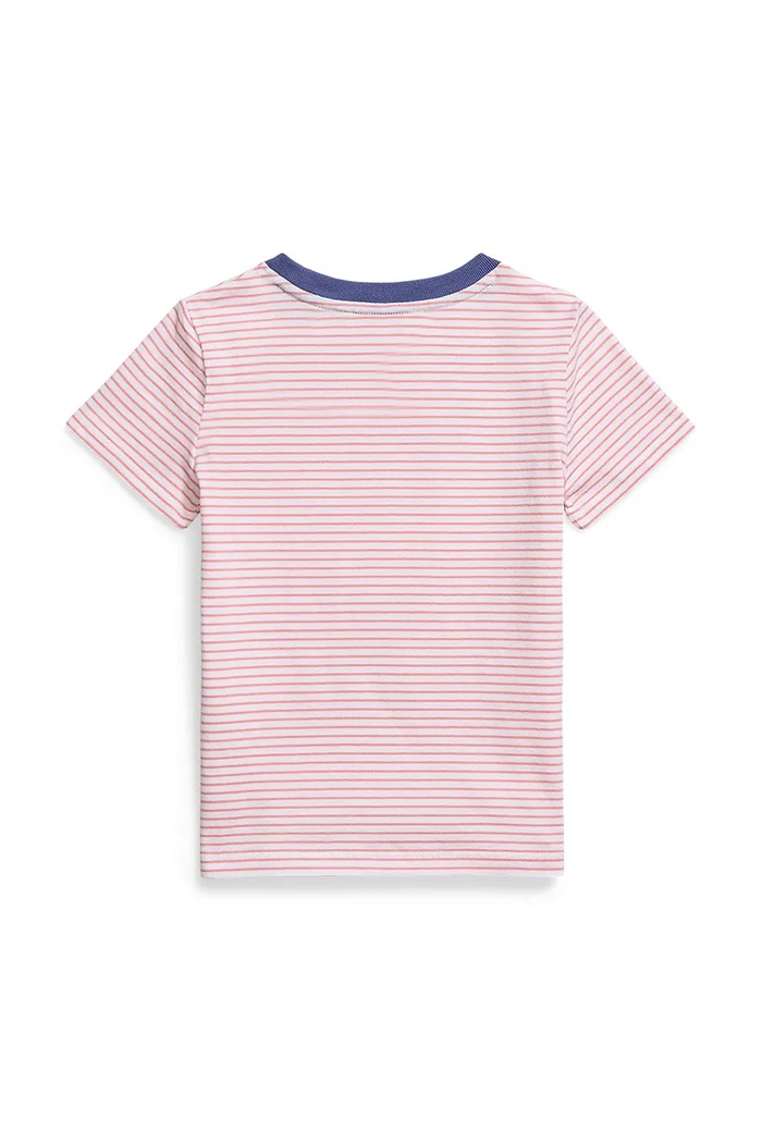 Polo Ralph Lauren T-shirt bawełniany 312971117001 różowy AW25