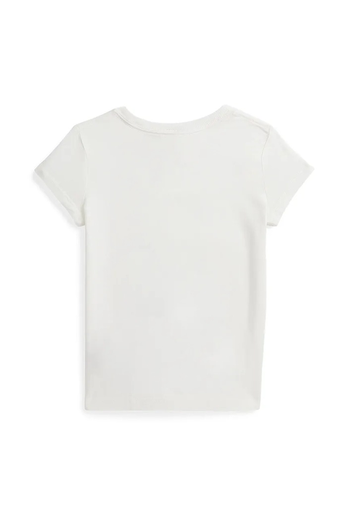 Памучна тениска Polo Ralph Lauren 312971122002 бял AW25