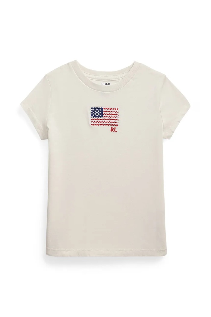 Tričko Polo Ralph Lauren okrúhly biela 312971138001