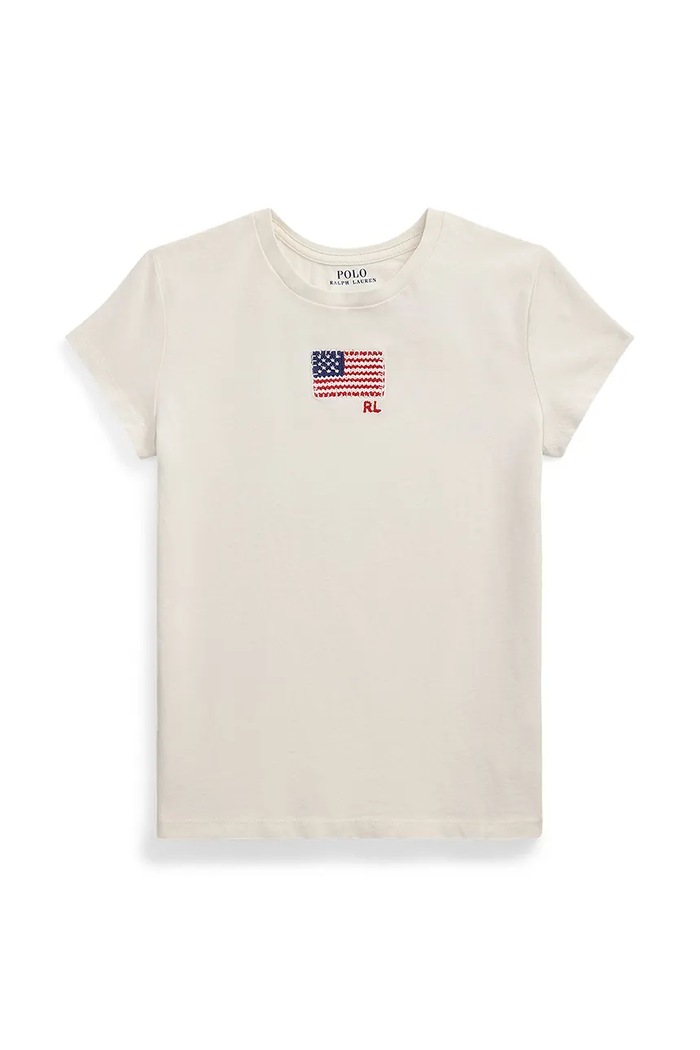Polo Ralph Lauren t-shirt okrągły biały 313971138001