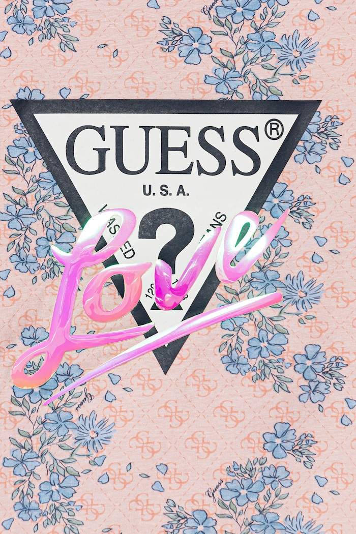 Κοριτσίστικα Παιδικό μπλουζάκι Guess J5YI07.K6YW4.9BYA πορτοκαλί
