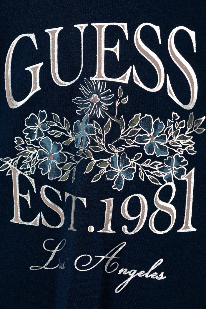 Dziewczynka Guess T-shirt dziecięcy J5YI19.K6YW4.9BYA granatowy