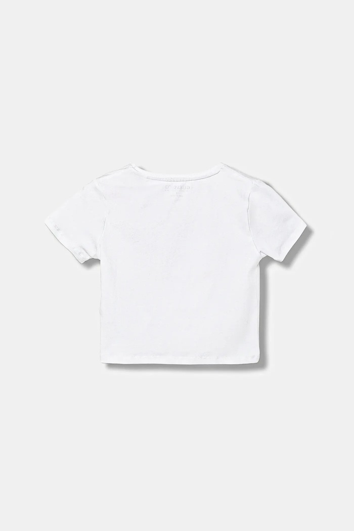 Guess t-shirt dziecięcy J5YI22.K6YW4.9BYA biały AW25