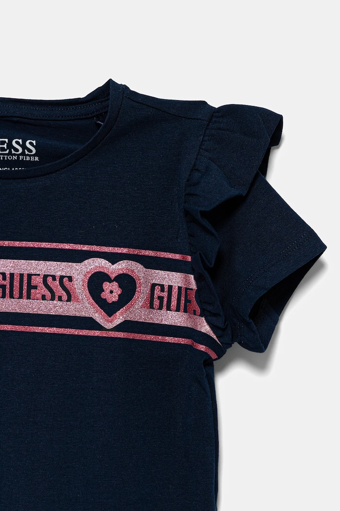 Dziewczynka Guess T-shirt dziecięcy K5YI24.K6YW4.9BYA granatowy
