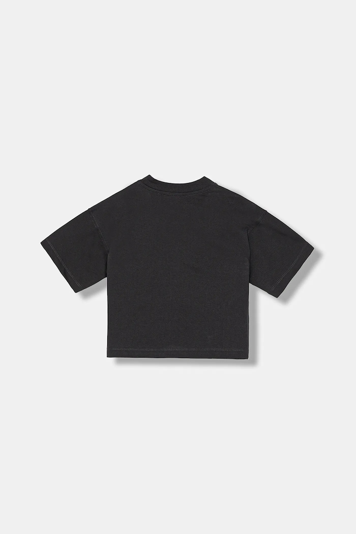 Diesel t-shirt bawełniany dziecięcy TIXAN T-SHIRT J02428.00YI9 czarny SS26