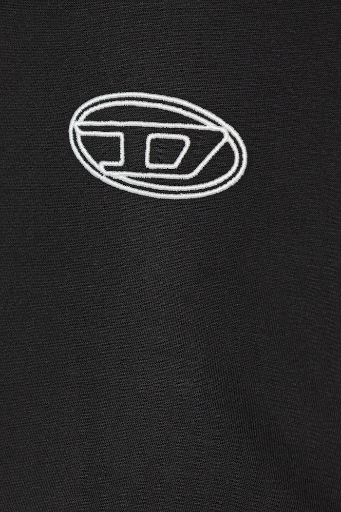Dziewczynka Diesel t-shirt bawełniany dziecięcy TIXAN T-SHIRT J02428.00YI9 czarny