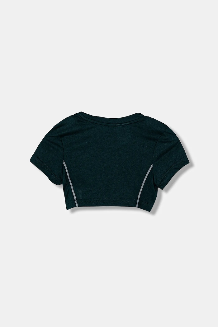 Dievča Detské bavlnené tričko adidas JW8657 zelená