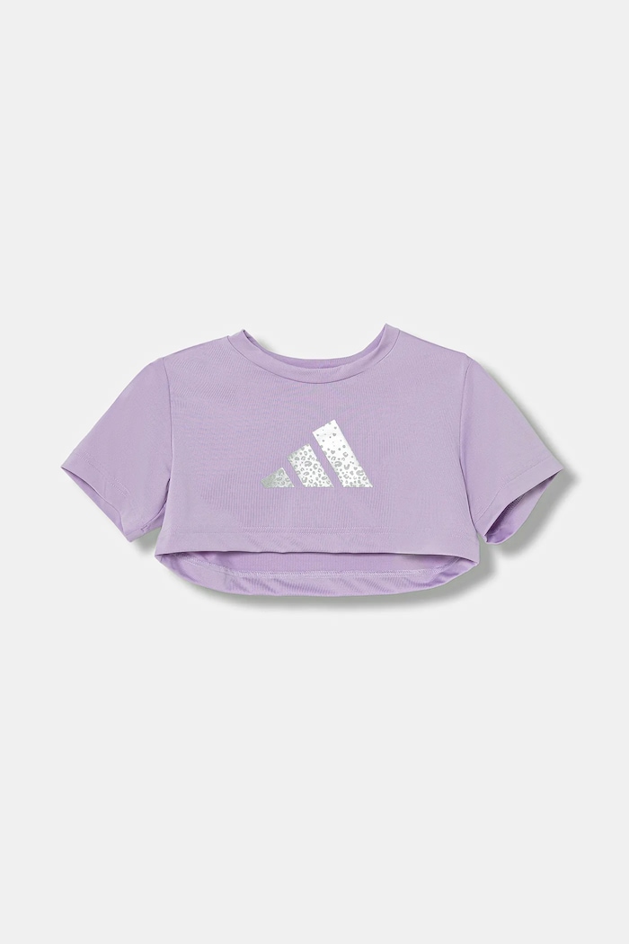 Detské tričko adidas KB7296 fialová AW25