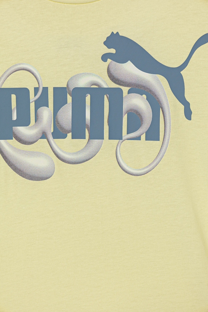 Dievča Detské bavlnené tričko Puma GRAPHIC No. 1 Logo Tee G 688497. žltá
