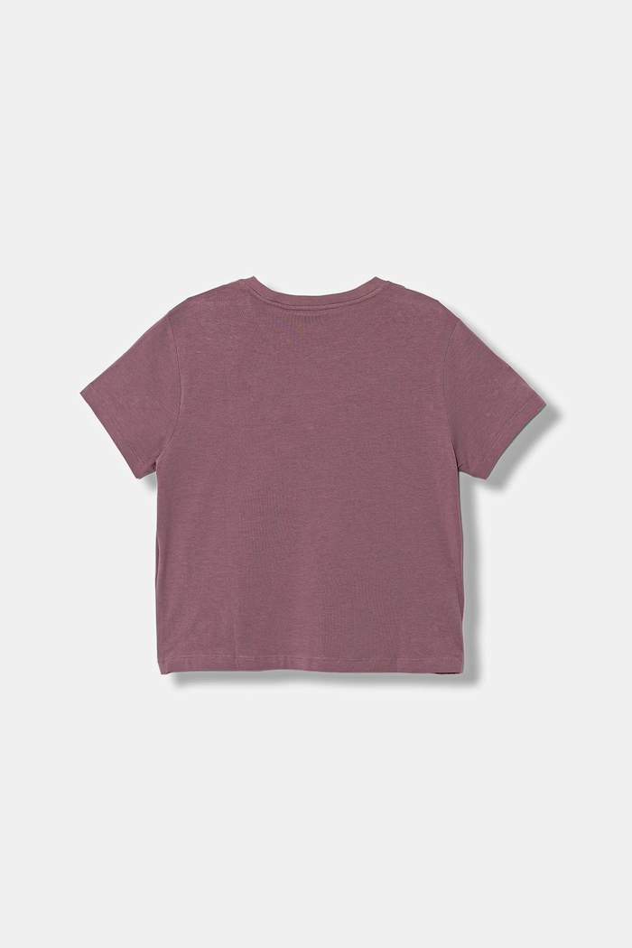 EA7 Emporio Armani tricou basic pentru copii cu bumbac 7G000137.AF10373 roz SS26