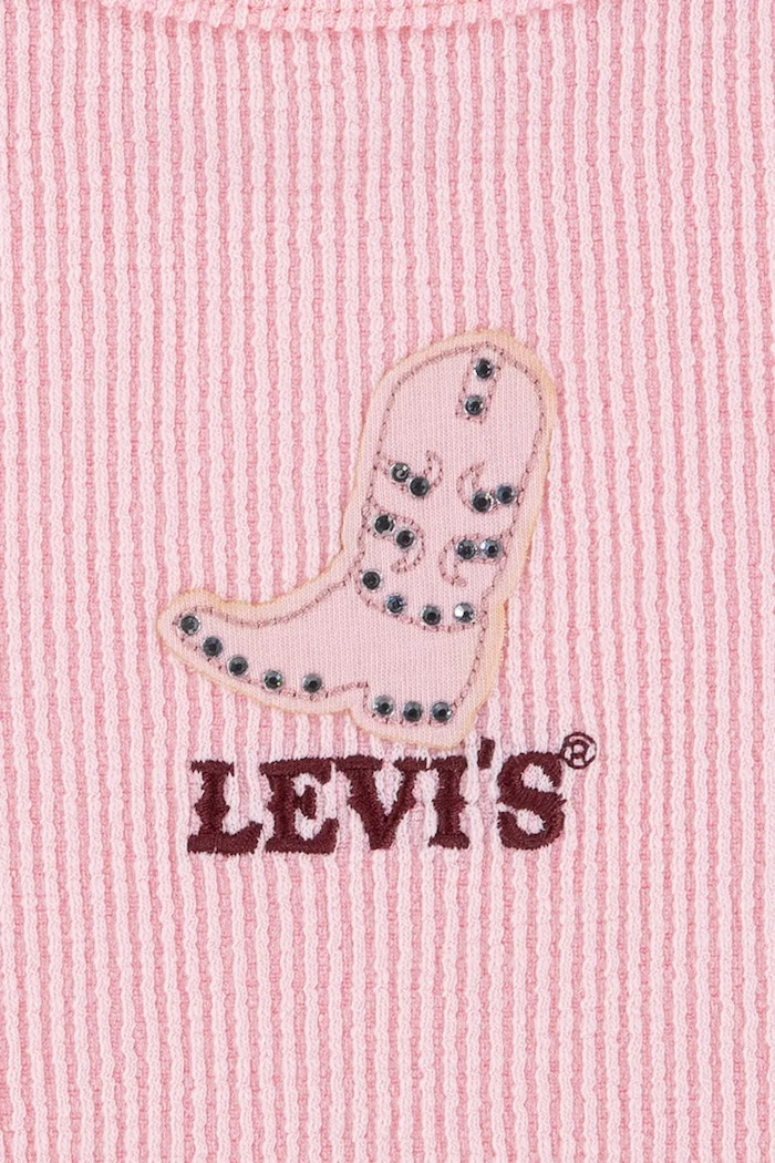 Dievča Detské tričko Levi's COLOR BLOCK RAGLAN TOP 3EN517 ružová