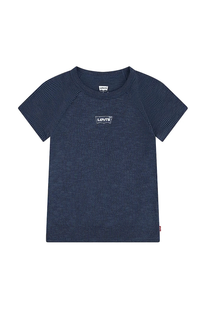 Levi's tricou copii COLOR BLOCK RAGLAN TOP print bleumarin 3EN517