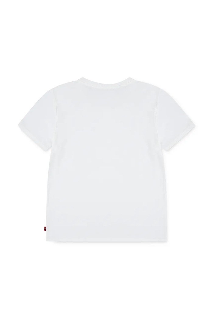 Levi's tricou copii FLORAL BATWING SS TEE 4EP008 alb AW25