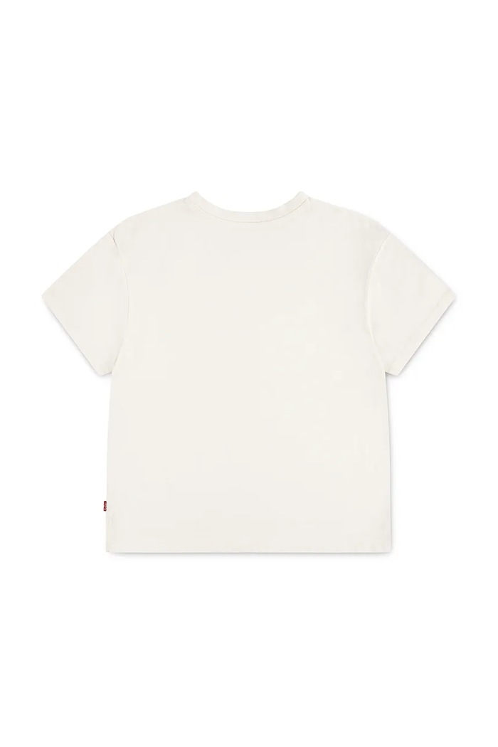 Dětské tričko Levi's WESTERN OVERSIZED TEE 4EP074 béžová AW25