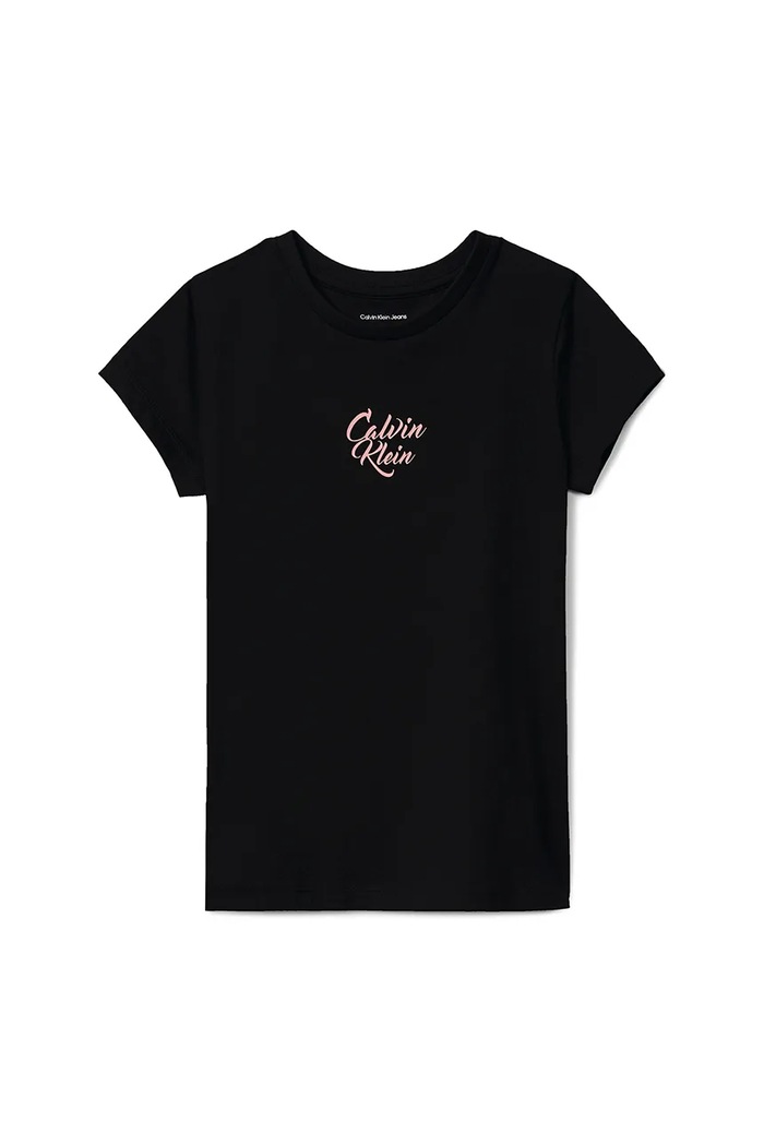 Dětské tričko Calvin Klein Jeans IG0IG03035.9BYA černá AW25