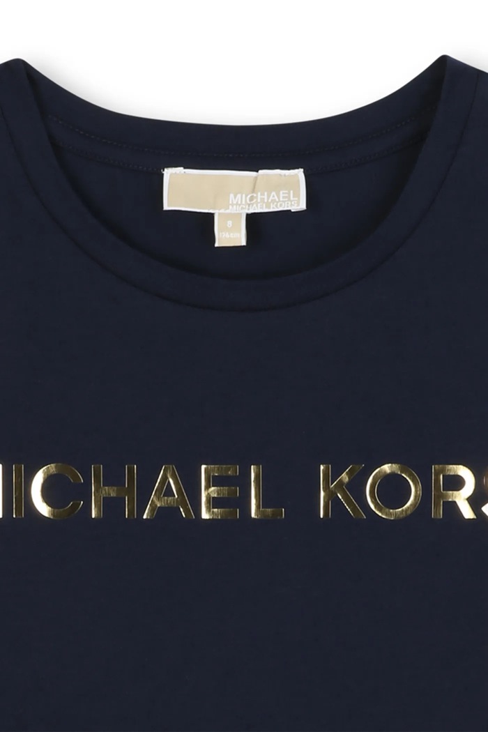 Dziewczynka Michael Kors t-shirt dziecięcy R30492.150 granatowy